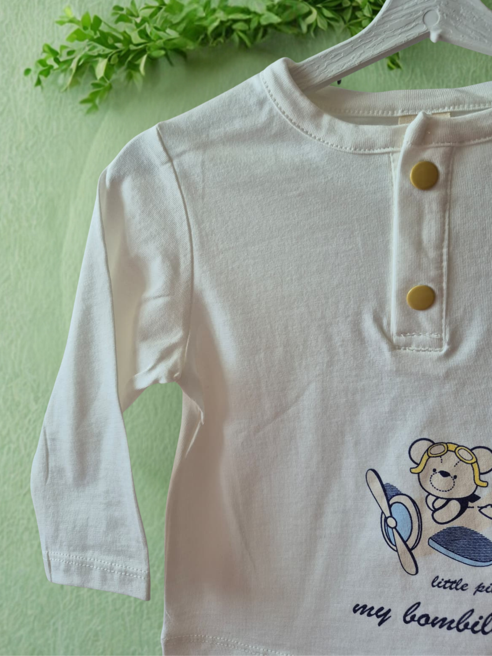 Erkek Bebek Takımı - Little Aviator Üçlü - Görsel 3