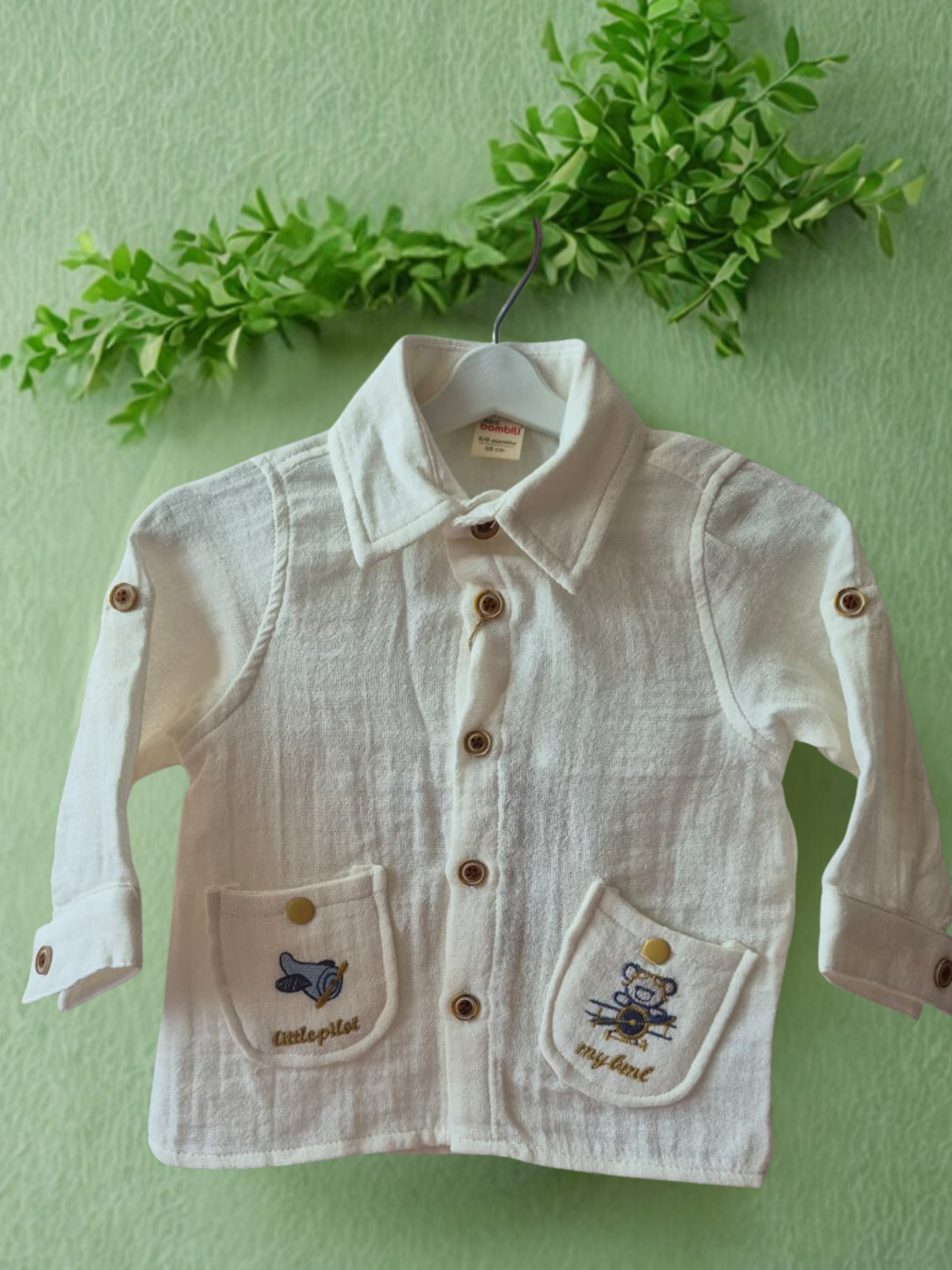 Erkek Bebek Takımı - Little Aviator Üçlü - Görsel 4