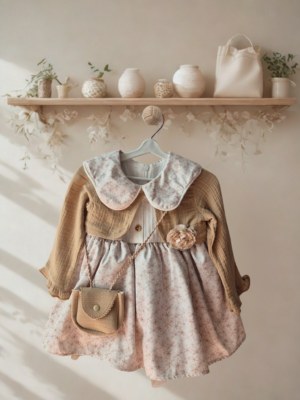 Kız Bebek Takımı - Şık ve Zarif Tasarım Detaylı